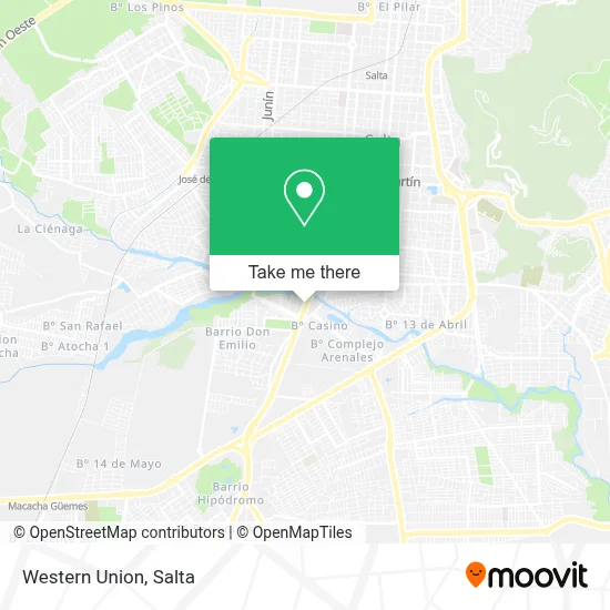 Western Union map