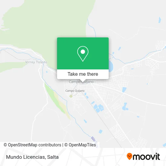 Mundo Licencias map