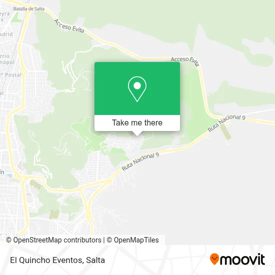El Quincho Eventos map