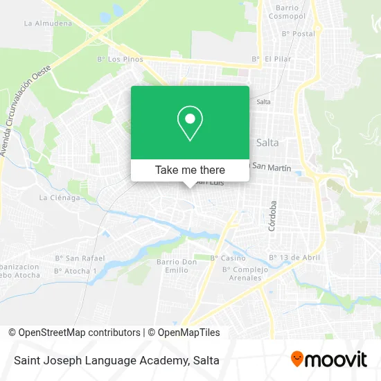 Saint Joseph Language Academy map