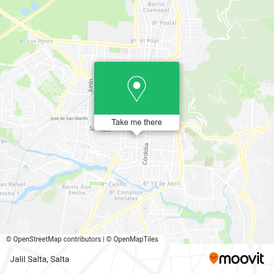Jalil Salta map