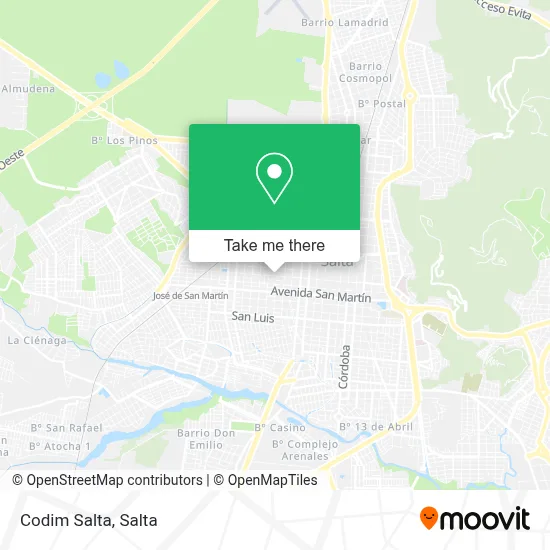 Codim Salta map