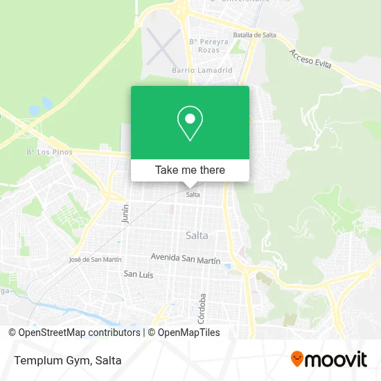Templum Gym map