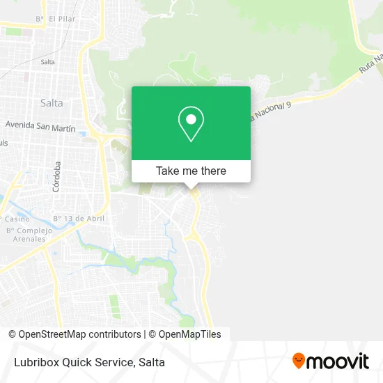 Lubribox Quick Service map