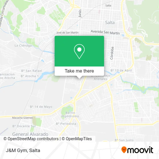 J&M Gym map