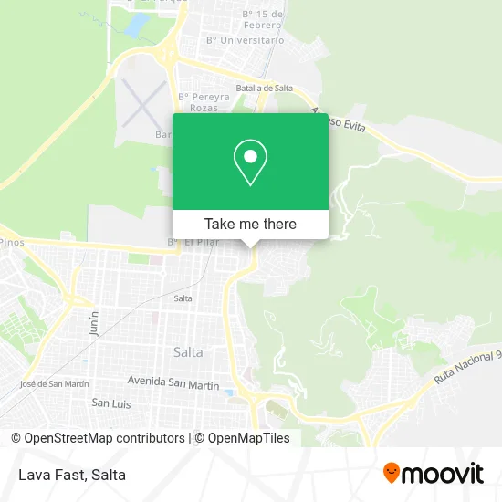 Lava Fast map
