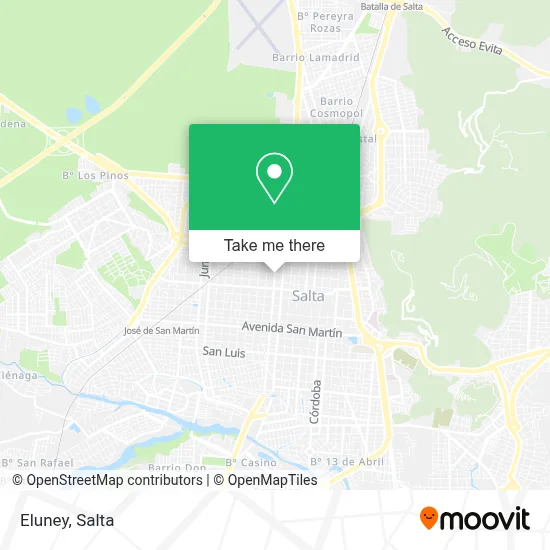 Eluney map