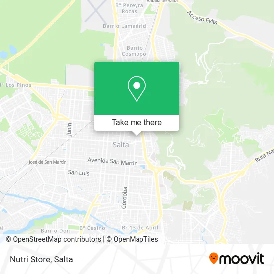 Nutri Store map
