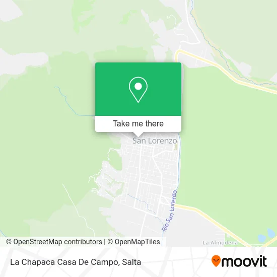 La Chapaca Casa De Campo map