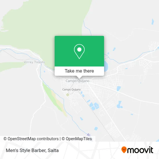 Men's Style Barber map