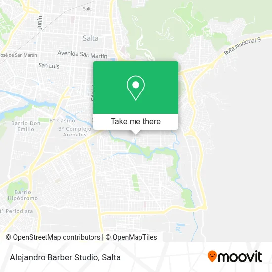 Alejandro Barber Studio map