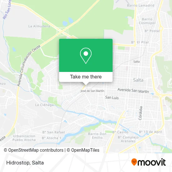 Hidrostop map