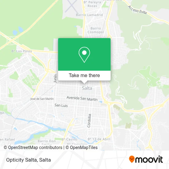 Opticity Salta map