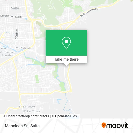 Manclean Srl map