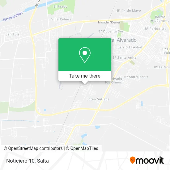 Noticiero 10 map