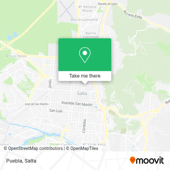 Puebla map