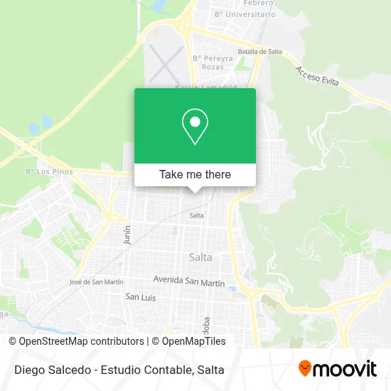 Diego Salcedo - Estudio Contable map