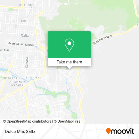 Dulce Mia map