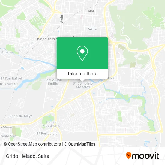 Grido Helado map