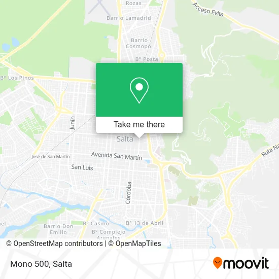 Mono 500 map