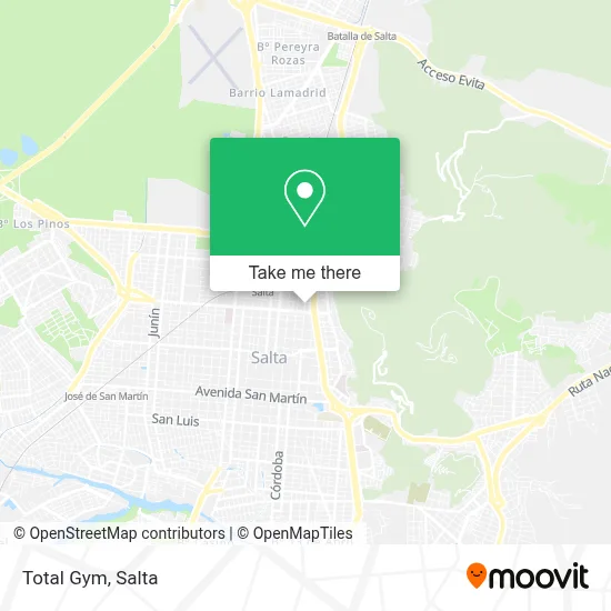 Total Gym map