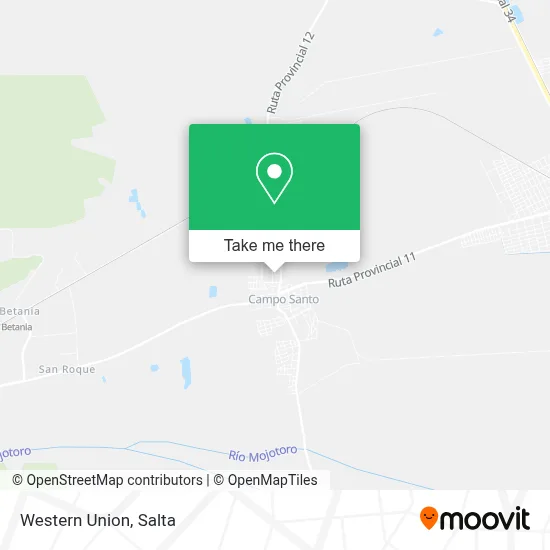 Western Union map