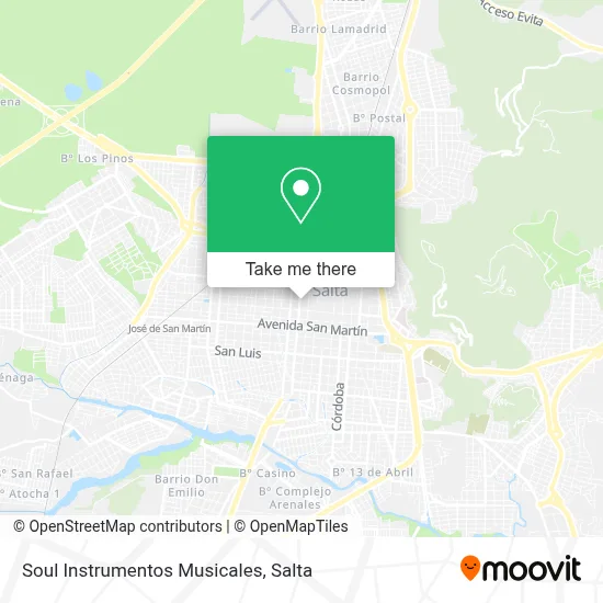 Soul Instrumentos Musicales map
