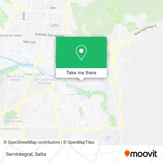 Servintegral map