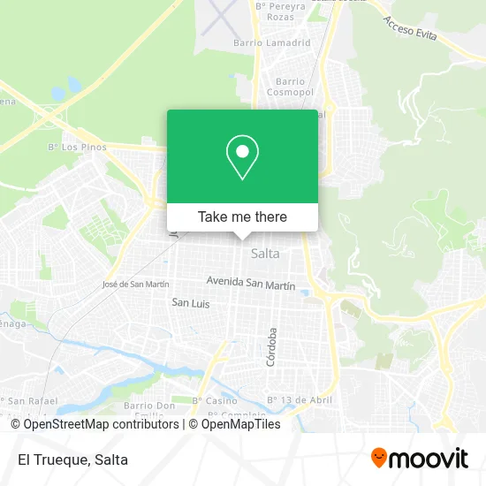 El Trueque map