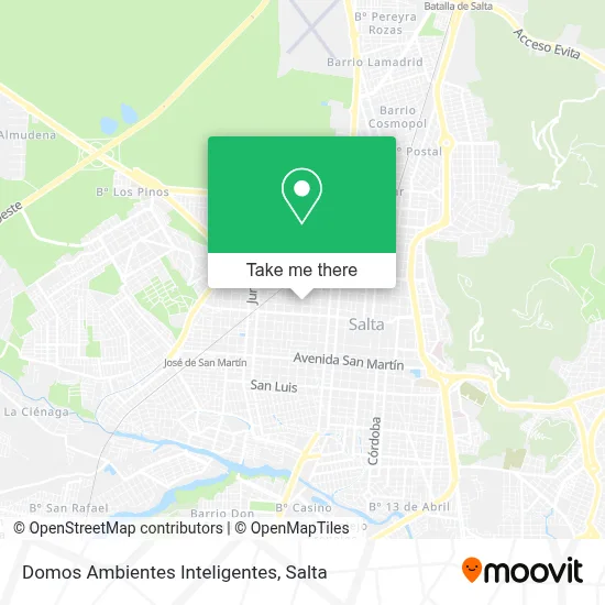 Domos Ambientes Inteligentes map