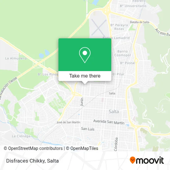Disfraces Chikky map