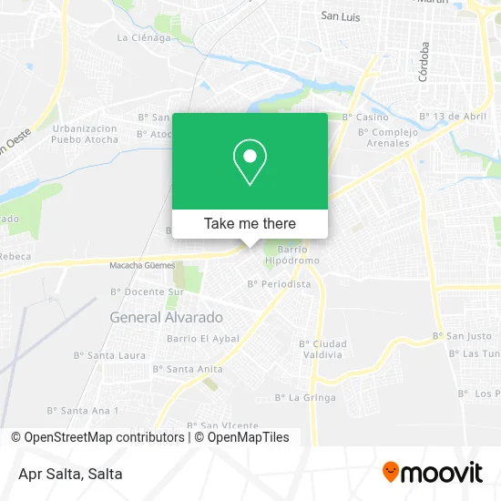 Apr Salta map