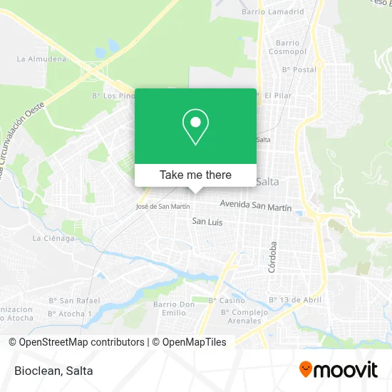 Bioclean map