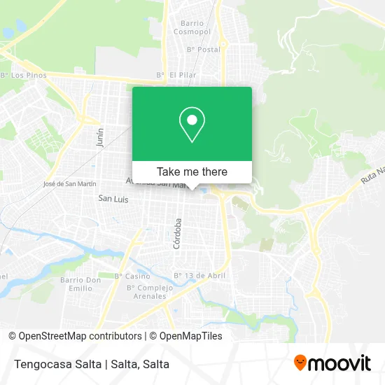 Tengocasa Salta | Salta map
