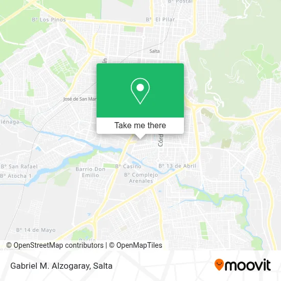 Gabriel M. Alzogaray map
