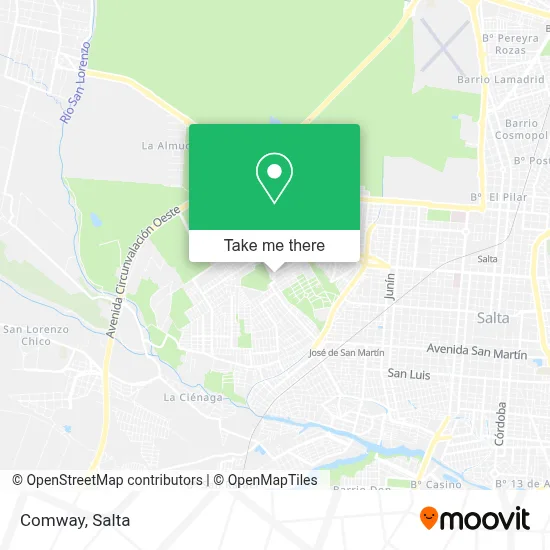 Comway map