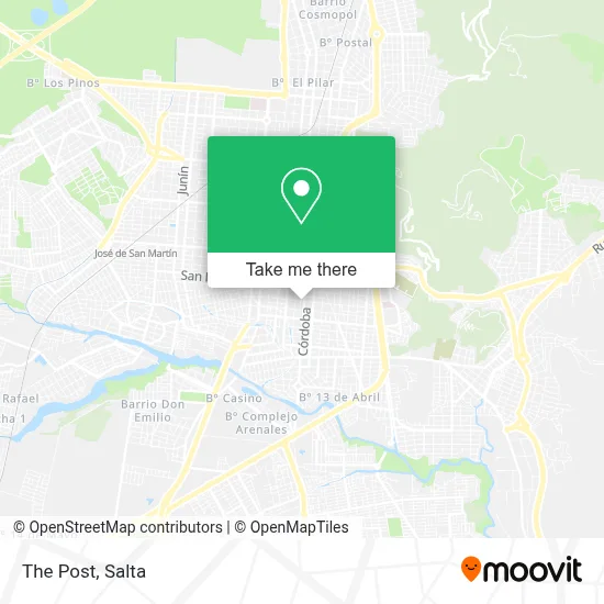 La Posta map