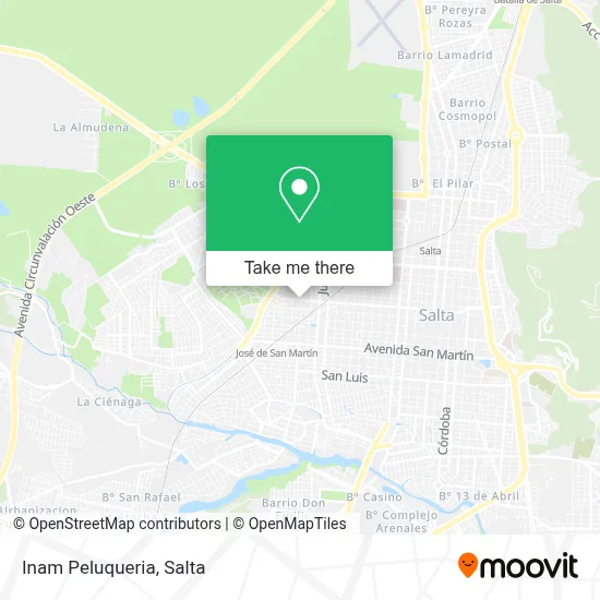 Inam Peluqueria map