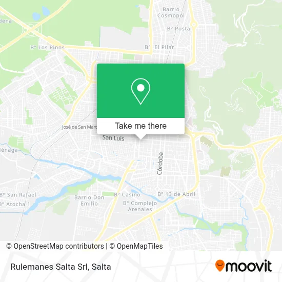 Rulemanes Salta Srl map