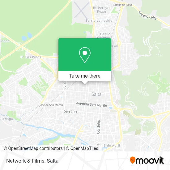 Network & Films map