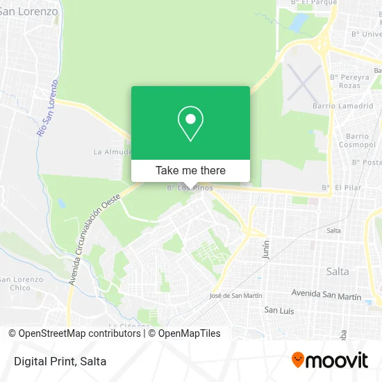 Digital Print map