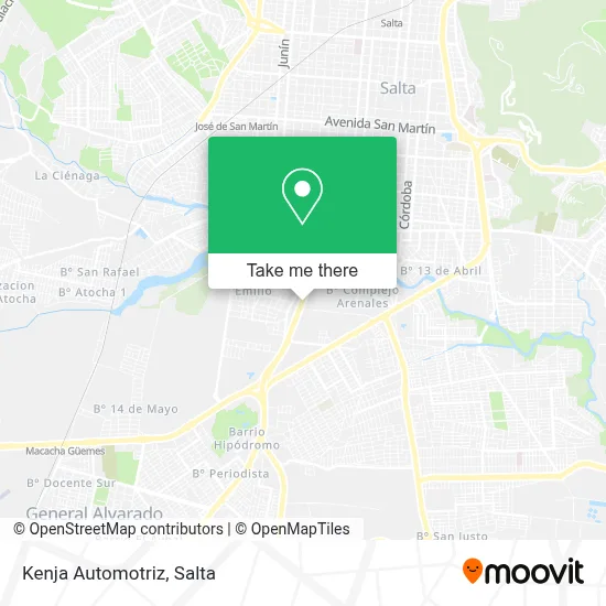 Kenja Automotriz map