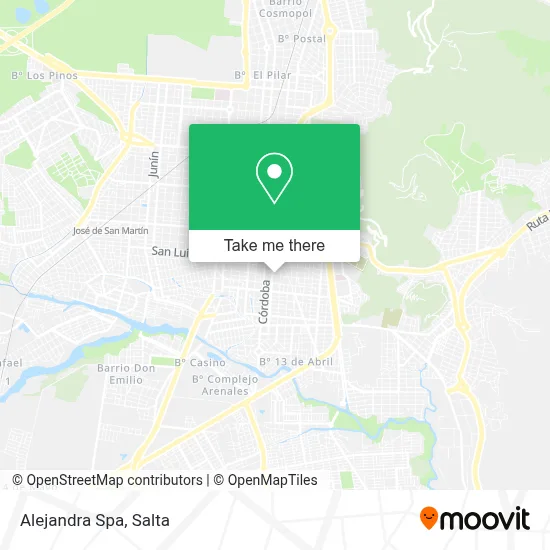 Alejandra Spa map