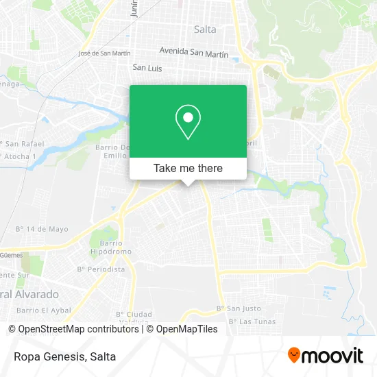 Ropa Genesis map