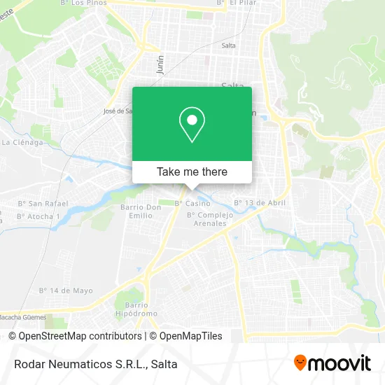 Rodar Neumaticos S.R.L. map
