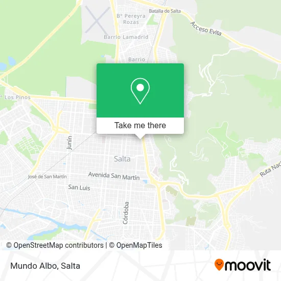 Mundo Albo map