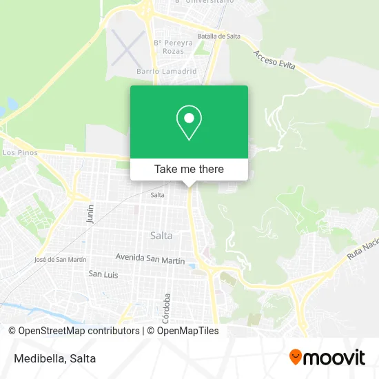 Medibella map