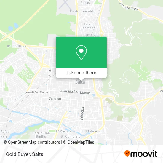Compro Oro map