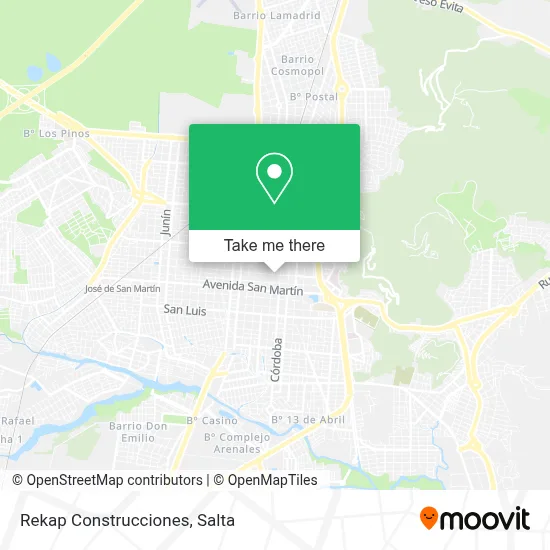 Rekap Construcciones map