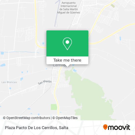 Plaza Pacto De Los Cerrillos map